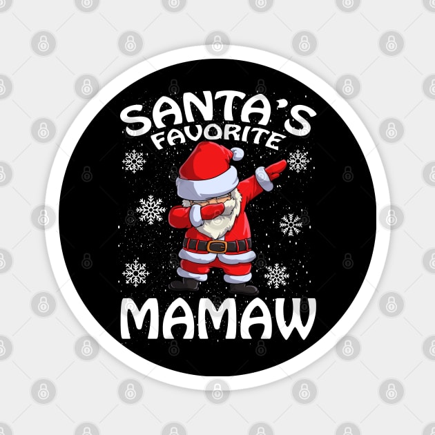 Santas Favorite Mamaw Christmas Magnet by intelus